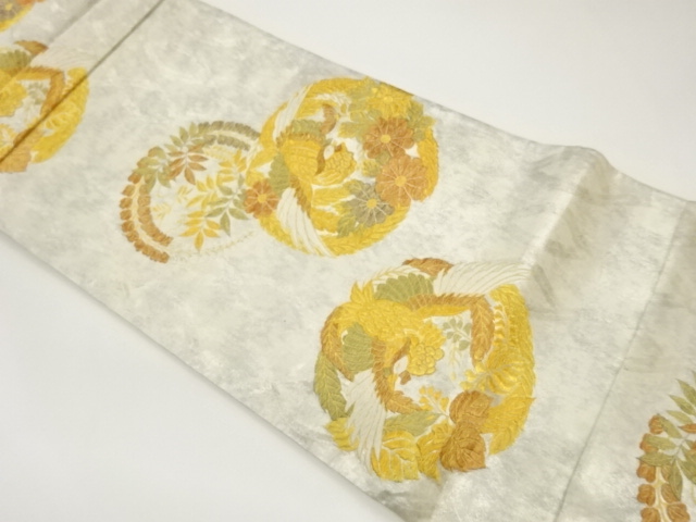JAPANESE FUKURO OBI / WOVEN PHOENIX